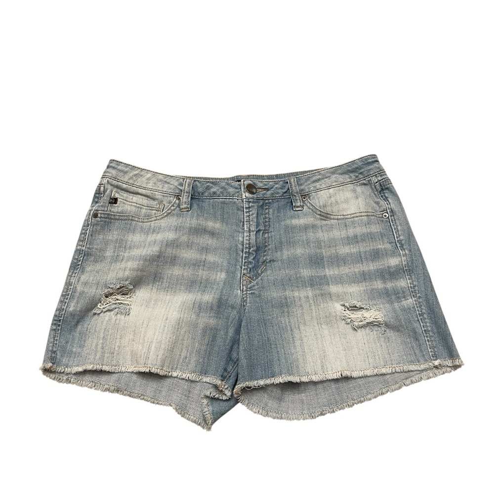 Dear John American Classic Distressed Riviera Light Wash Denim Shorts size 30